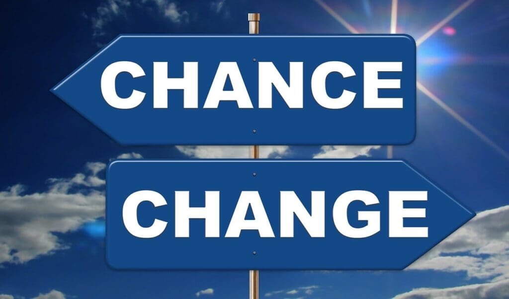 change direction, embrace change